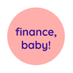Logo finance, baby